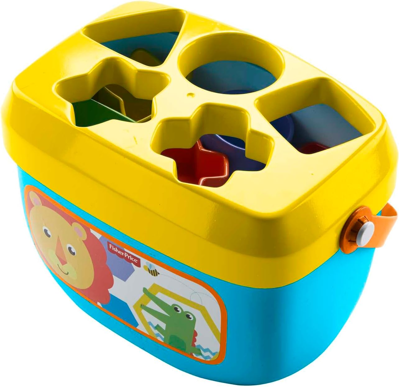 Fisher-Price Stacking Toy Baby’s First Blocks Set of 10 Shapes for Sorting Play for Infants Ages 6+ Months, FFC84