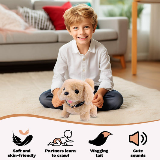 My Realistic Robot Puppy, Realistic Robot Puppy, Interactive Robotic Puppy Toy With Realistic Walking, Robots Dog Walking, Barking, Tail Wagging, Suitable Electronic Pets Gift For Children And Adults