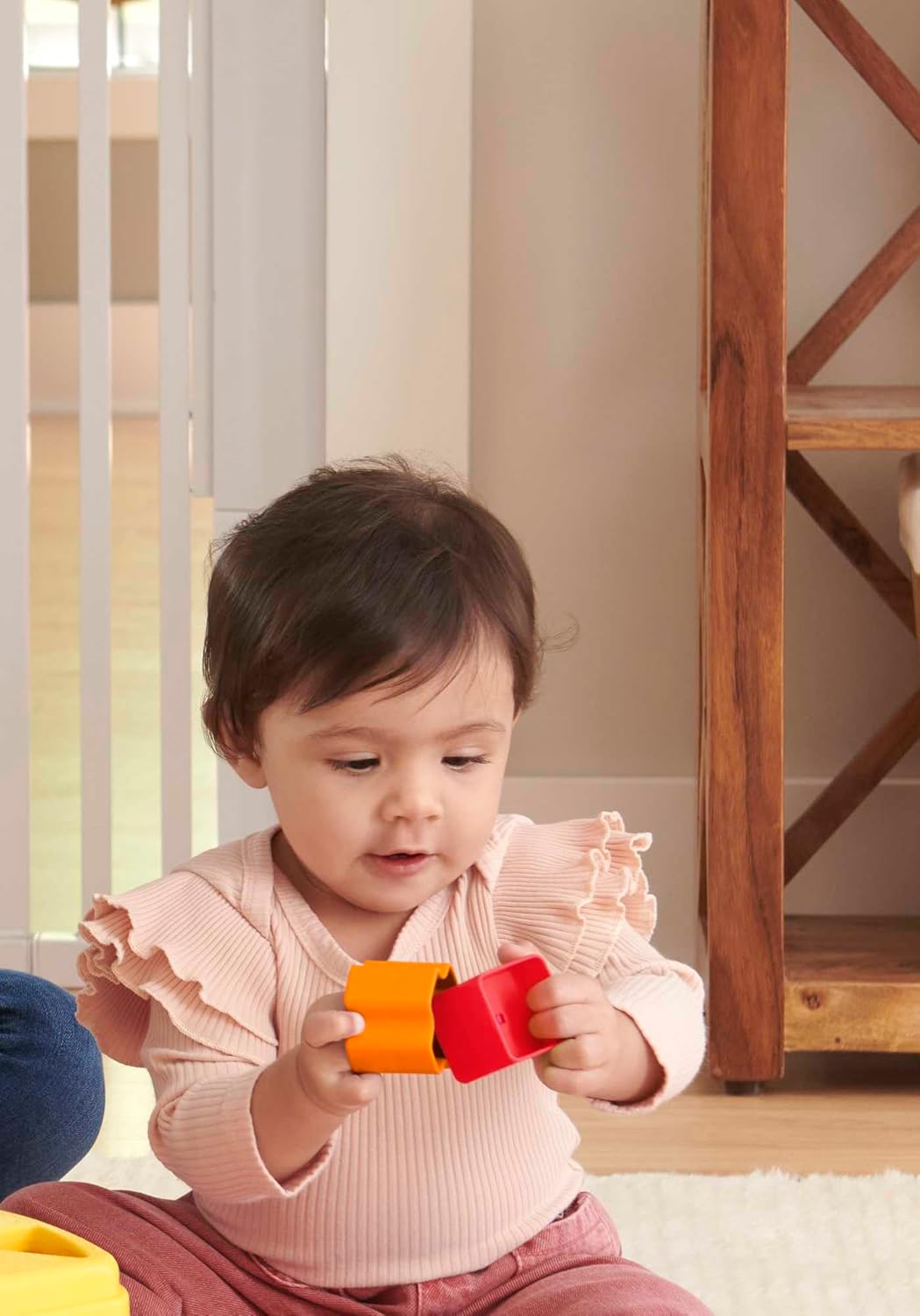 Fisher-Price Stacking Toy Baby’s First Blocks Set of 10 Shapes for Sorting Play for Infants Ages 6+ Months, FFC84