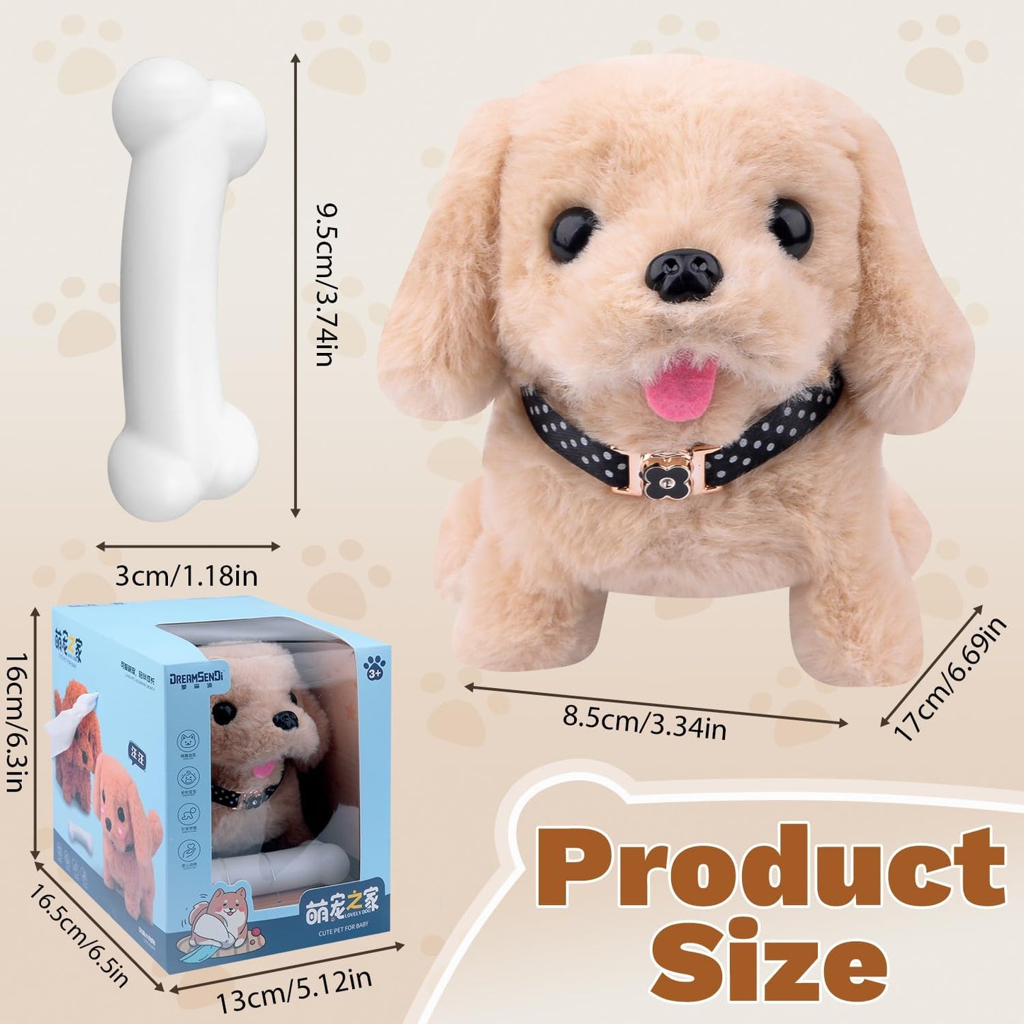 My Realistic Robot Puppy, Realistic Robot Puppy, Interactive Robotic Puppy Toy With Realistic Walking, Robots Dog Walking, Barking, Tail Wagging, Suitable Electronic Pets Gift For Children And Adults