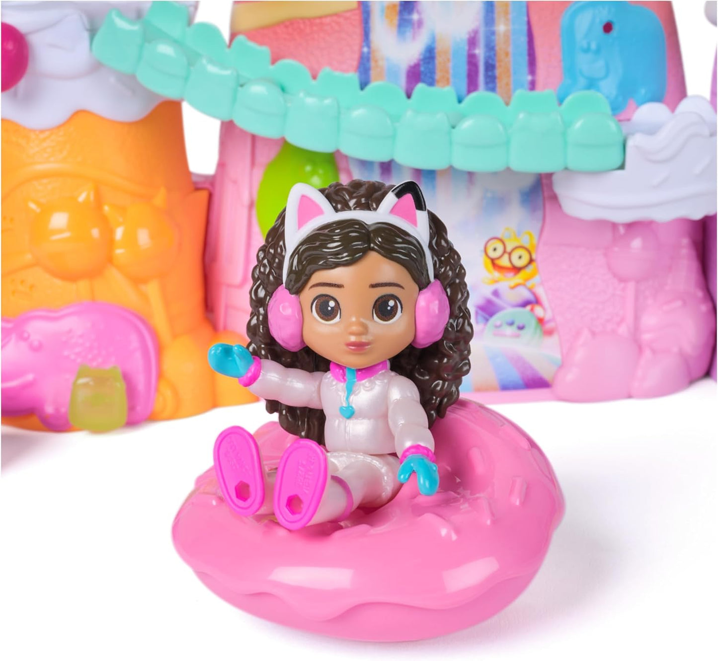 Gabby's Dollhouse: The Movie, Gabby's Sweet Treat Mountain Playset, 12-Piece Set with Figures and Accessories, Kids Toys for Girls and Boys Ages 3 and Up
